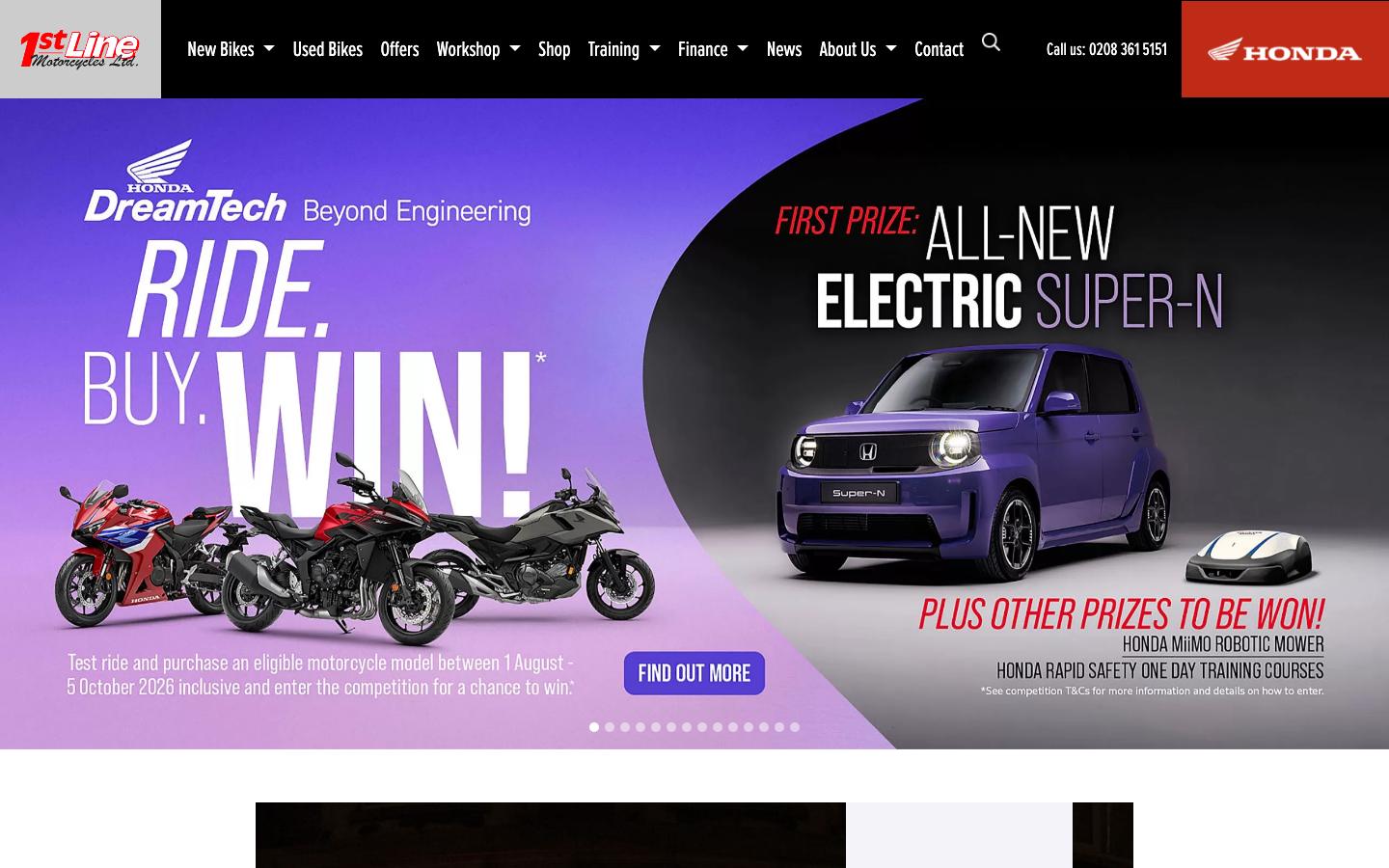 1st Line Motorcycles — Homepage