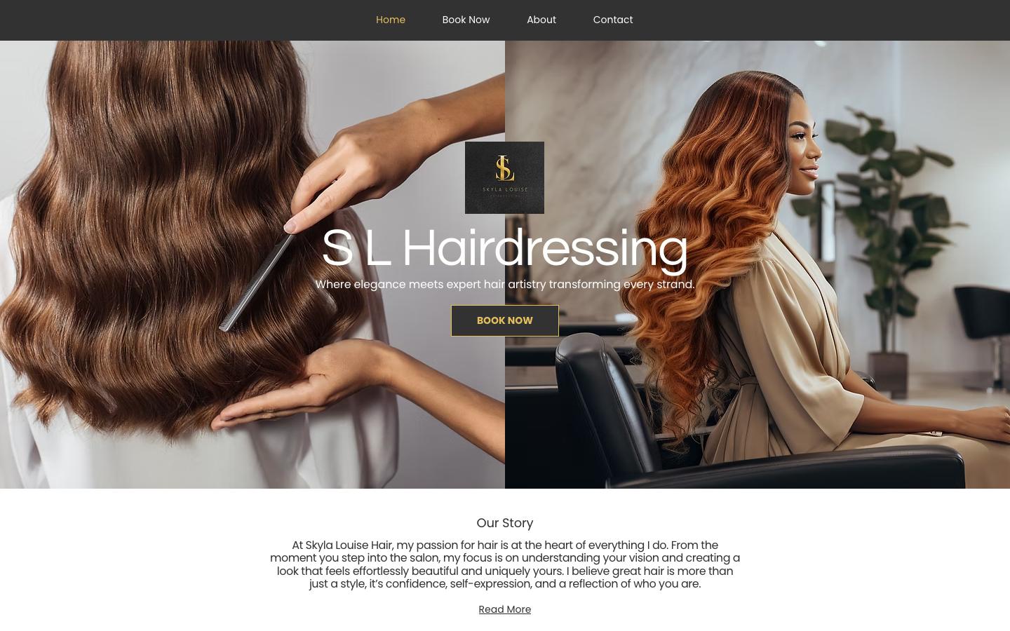 SL Hairdressing — Homepage